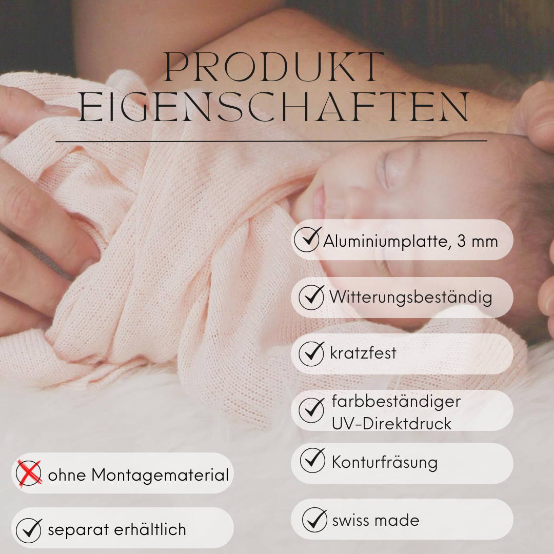 Geburtstafel Eule
